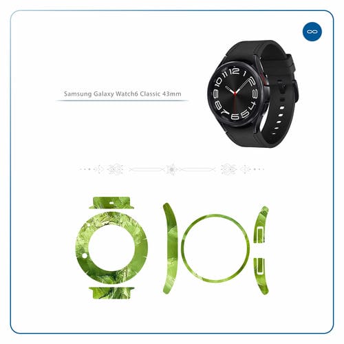 Samsung_Watch6 Classic 43mm_Green_Crystal_Marble_2